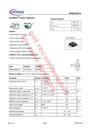 IPB60R299CPA datasheet.datasheet_page 1