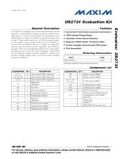 DS2731EVKIT+ datasheet.datasheet_page 1