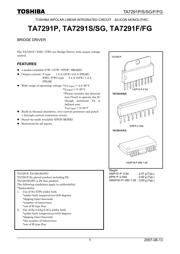 TA7291FG 数据规格书 1
