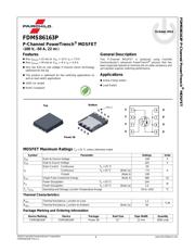 FDMS86163P 数据规格书 1