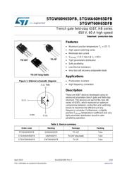 STGWT60H65DFB datasheet.datasheet_page 1