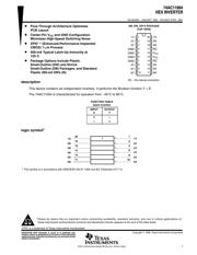 74AC11004 数据规格书 1