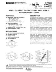 OPA237 Datenblatt PDF