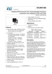 STUW81300-1TR 数据规格书 1