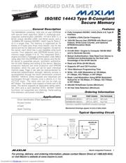 MAX66040E-000AA+ 数据规格书 1
