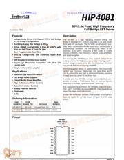 HIP4081 数据规格书 1