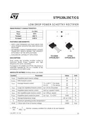 STPS20L25CG-TR datasheet.datasheet_page 1