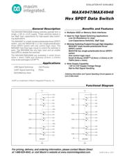 MAX4948EBA+T 数据规格书 1