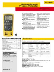 FLUKE 725 datasheet.datasheet_page 1