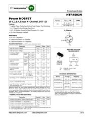 NTR4503NT1 数据规格书 1