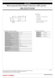 BRL3225T3R3M 数据规格书 1