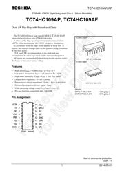 TC74HC109AF(F) 数据规格书 1