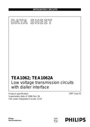 TEA1062A/C4/M1 数据规格书 1