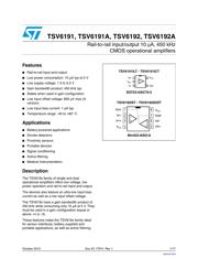 TSV6192IDT datasheet.datasheet_page 1