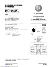 MBR10100 Datenblatt PDF