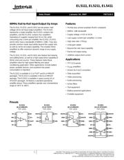 EL5211 datasheet.datasheet_page 1