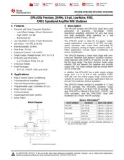 OPA320AIDBVR 数据手册