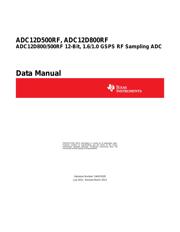 ADC12D500RFIUT 数据规格书 1