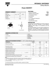 IRFD9020PBF Datenblatt PDF