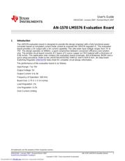 LM5576EVAL/NOPB 数据规格书 1