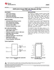 LM1972MX/NOPB 数据规格书 1