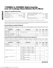 MAX2043ETX+ datasheet.datasheet_page 2