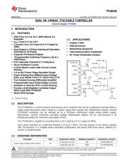 TPS40140RHHT Datenblatt PDF