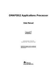 OMAP5912ZZG 数据规格书 1