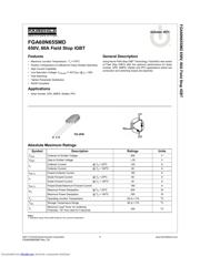 FGA60N65SMD Datenblatt PDF