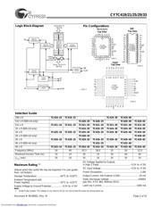CY7C42510AC 数据规格书 2