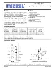 MIC2981/82YN Datenblatt PDF