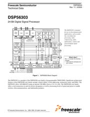 DSP56303VF100R2 数据规格书 1