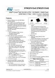 STM32F410RBT6U 数据规格书 1
