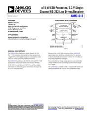 ADM3101EACPZ-250R7 数据规格书 1