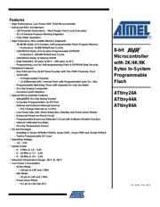 ATTINY24A-SSU 数据规格书 1