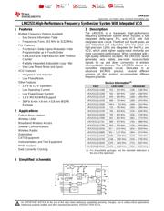 LMX2531LQ2570E/NOPB Datenblatt PDF