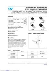 STF21N90K5 数据规格书 1