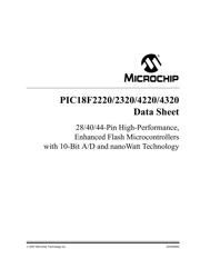 PIC18F2220-I/SP Datenblatt PDF