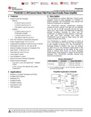 TPA2012D2RTJR Datenblatt PDF