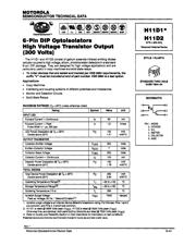 H11D1 数据规格书 1