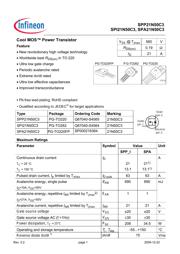 SPA21N50C3 datasheet.datasheet_page 1