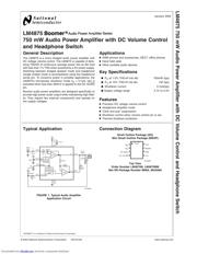 LM4875M/NOPB datasheet.datasheet_page 1