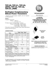 TIP141 Datenblatt PDF
