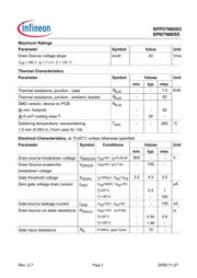SPI07N60S5 datasheet.datasheet_page 2