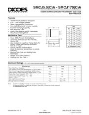SMCJ30CA-13-F 数据规格书 1