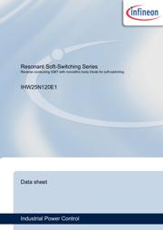 IHW25N120E1XKSA1 datasheet.datasheet_page 1