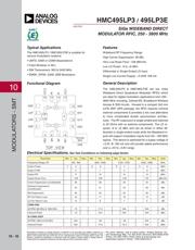 HMC495LP3E 数据规格书 1