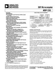 ADSP-2181KSZ-133 datasheet.datasheet_page 1