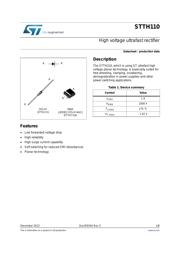 STTH110A 数据规格书 1