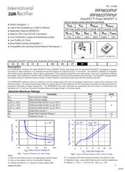 IRF6633TR1PBF datasheet.datasheet_page 1